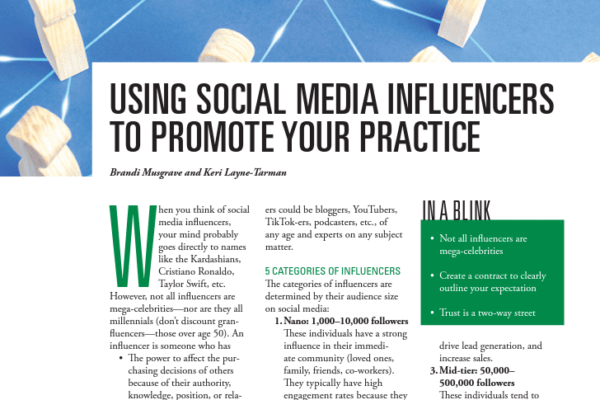 Using Social Media Influencers to Promote Your Practice featured image
